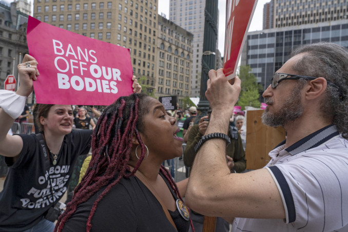 Protestai prieš abortų draudimus JAV