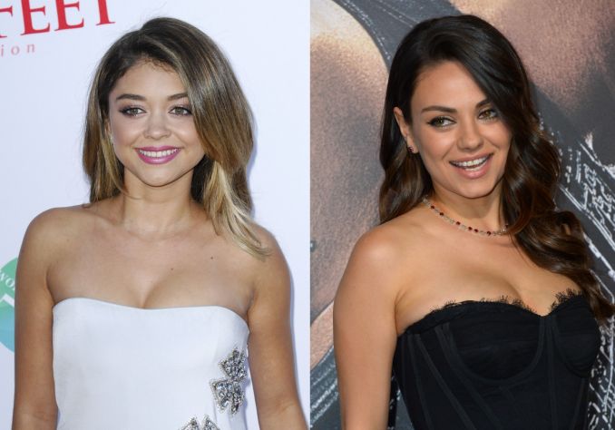 Sarah Hyland and Mila Kunis