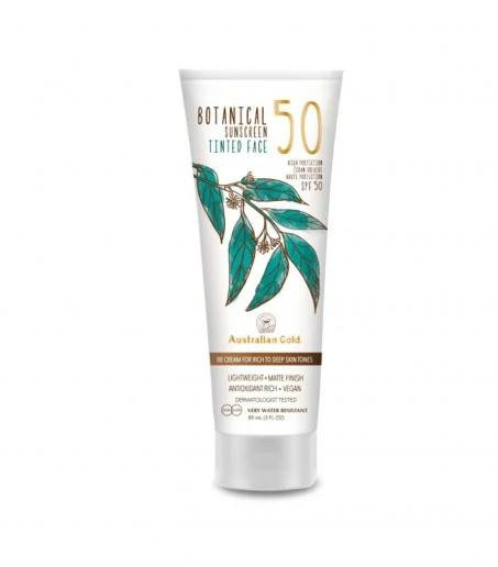 „Australian Gold Botanical Face“  apsaugos nuo saulės BB kremas veidui su mineraliniais filtrais SPF50