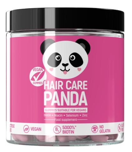 „Hair Care Panda Vegan“ maisto papildas plaukų priežiūrai