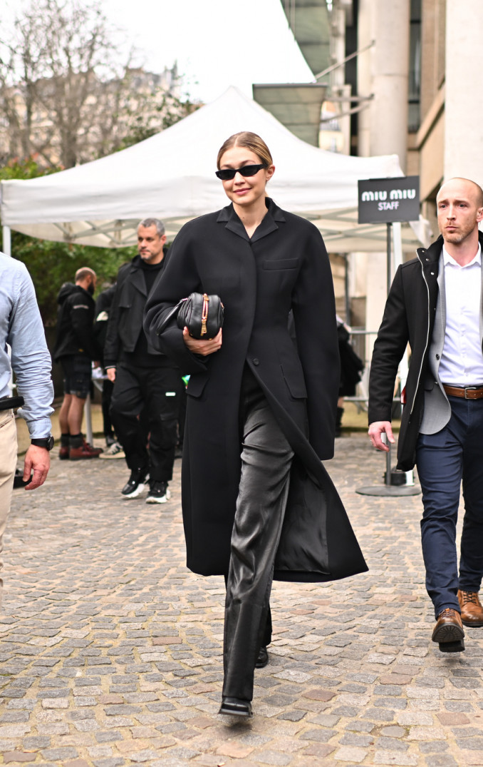 Gigi Hadid „Miu miu“ pristatyme